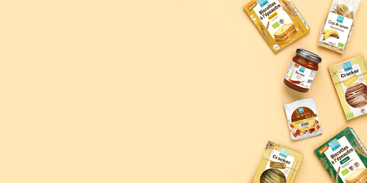 Pural : biscuits bio, galettes de riz et snacks vegan depuis 1907