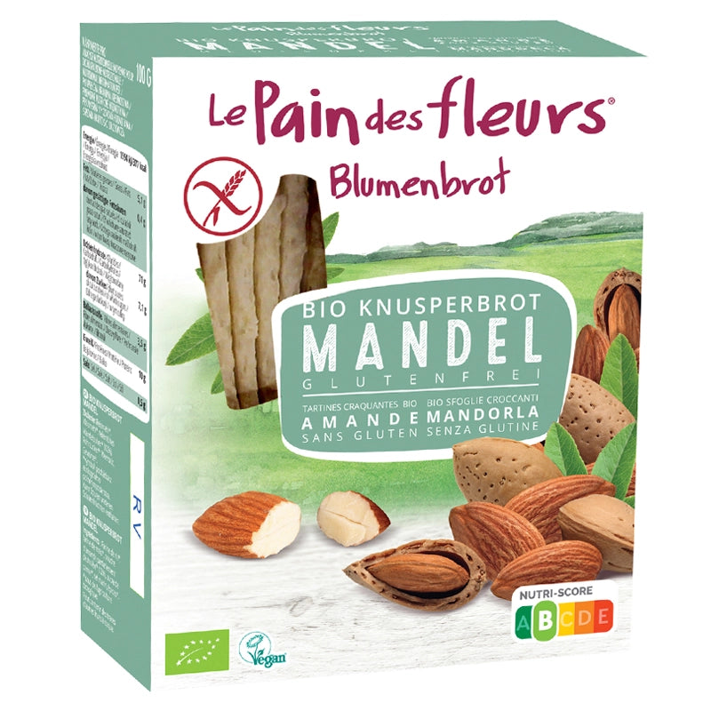Le Pain des Fleurs - Tartines craquantes à l'amande BIO 150g