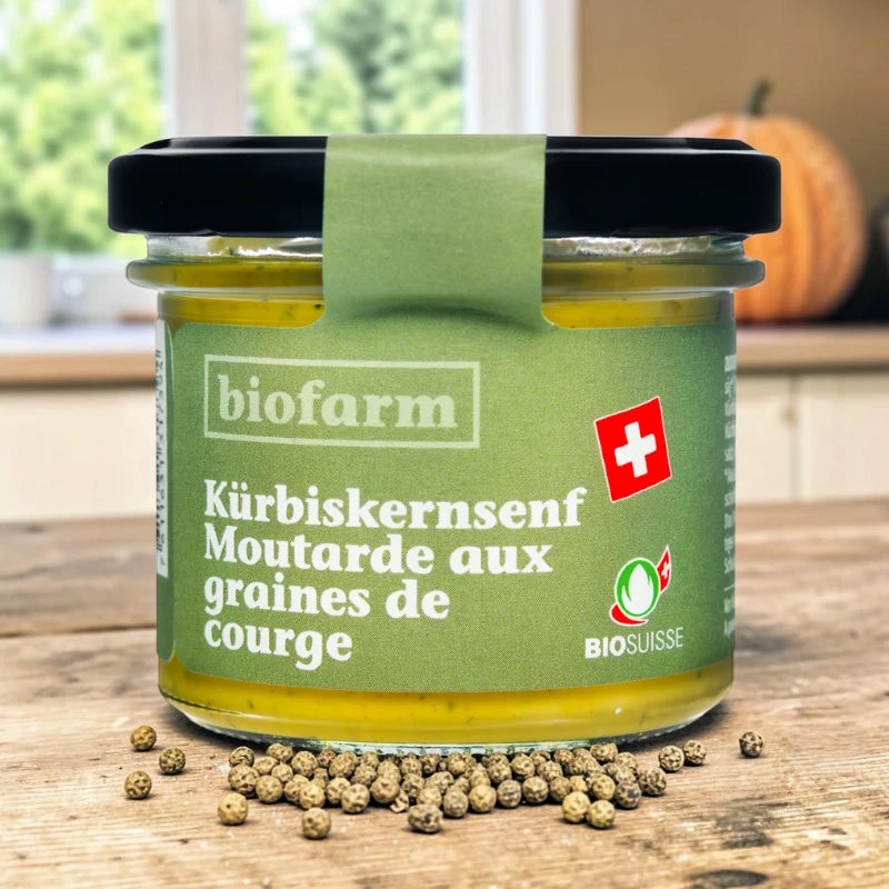 Biofarm - Moutarde aux graines de courge BIO
