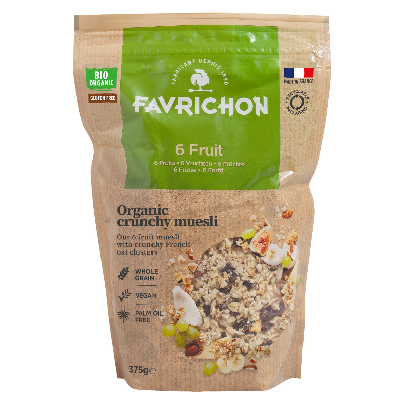 Favrichon - Bio-Knuspermüsli mit 6 Früchten 375g