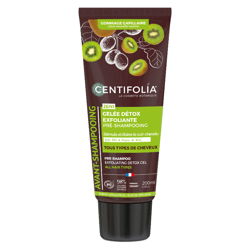 Centifolia - Reinigendes Peeling-Gel vor dem Shampoo Kiwi BIO 200ml