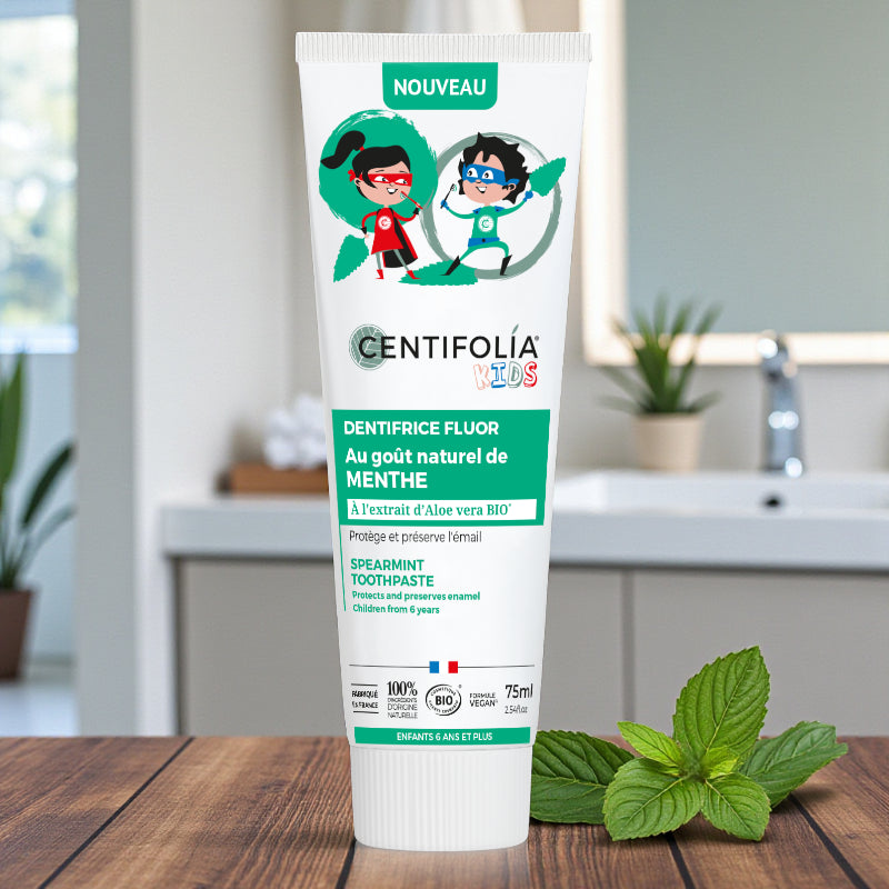 Centifolia - Kinder Zahnpasta Minze mit Fluorid BIO 75ml