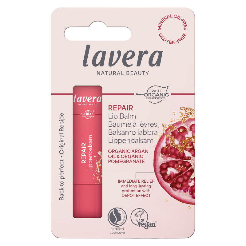 Lavera - Baume à lèvres Repair BIO grenade & argan 4,5g