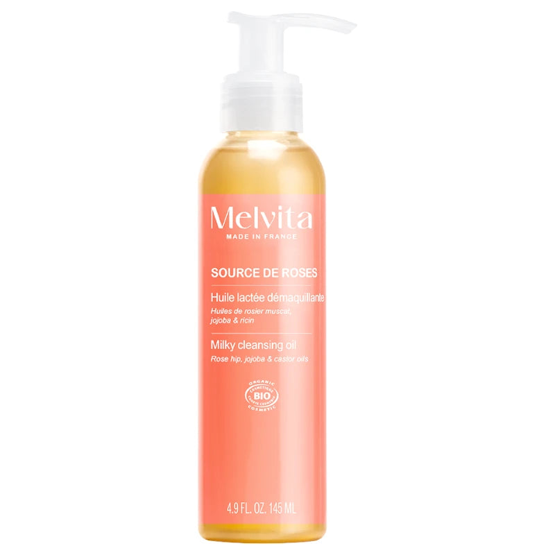 Melvita - Milchiges Abschminköl BIO - Source de Roses 145ml