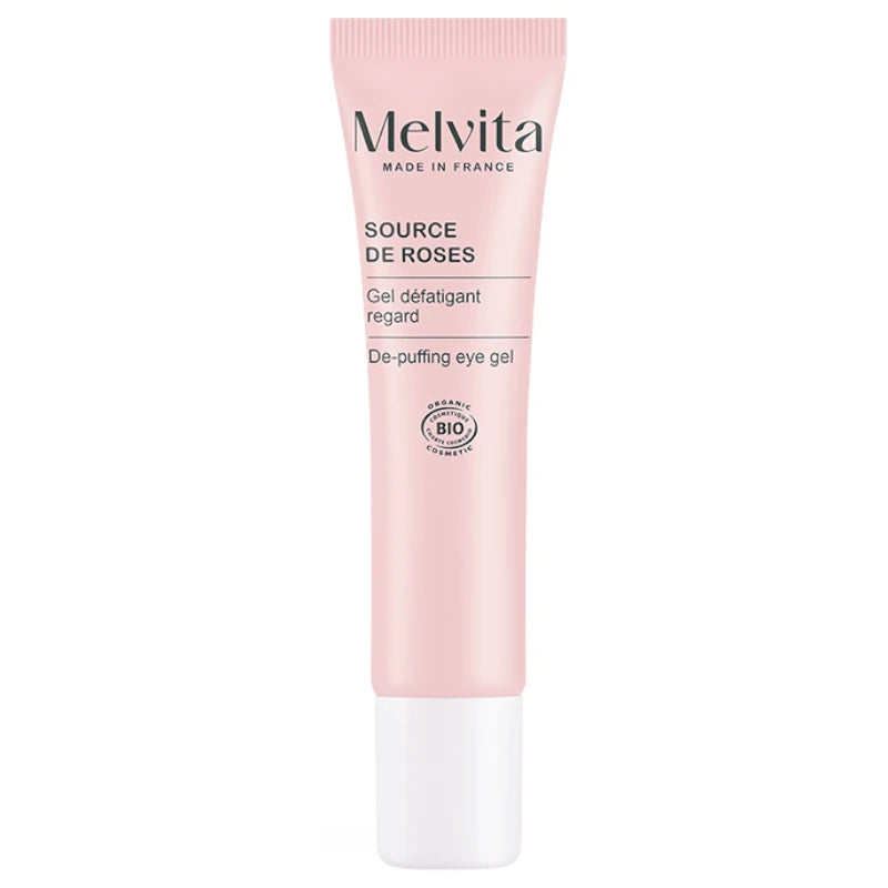 Melvita - Müdigkeitsminderndes Augen-Gel BIO - Source de Roses 15ml
