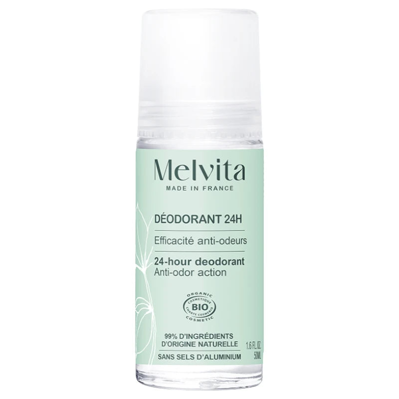 Melvita - Deo Roll-On 24h BIO - wirksam anti-Geruch 50ml