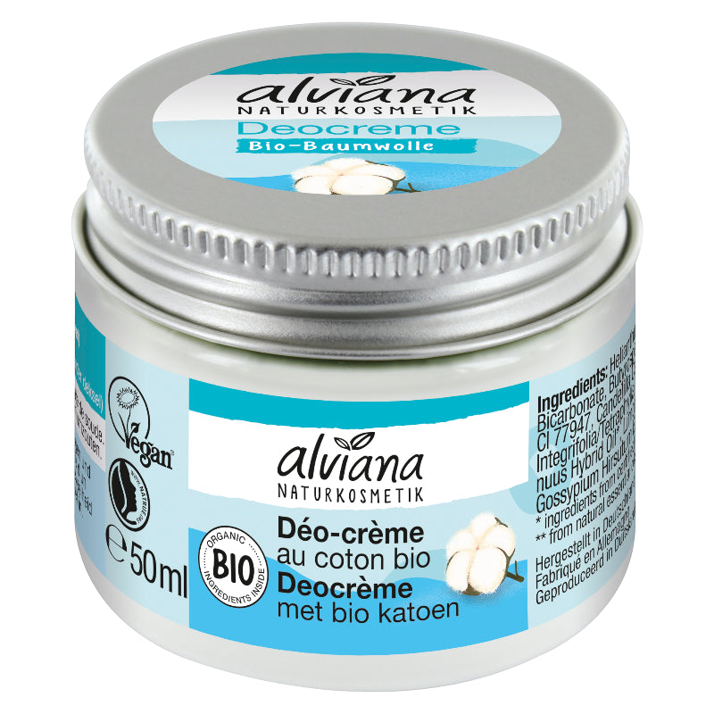 Alviana - Déodorant crème coton 50ml