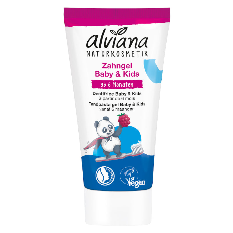 Alviana - Zahnpasta für Babys & Kinder Himbeere 50ml