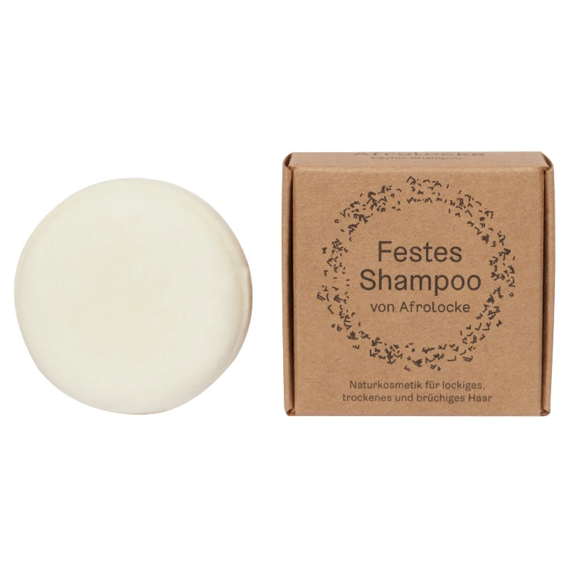 Afrolocke - Shampoing solide bio suisse cheveux bouclés, frisés & crépus 55g