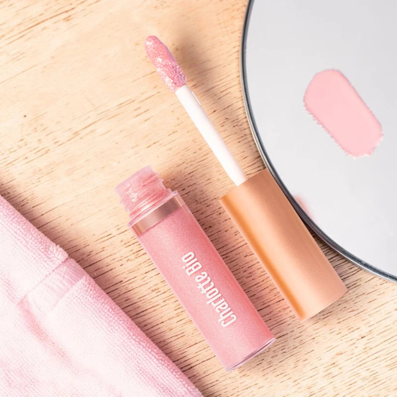 Charlotte Bio - Fard à paupières liquide rose perle BIO 6,5ml