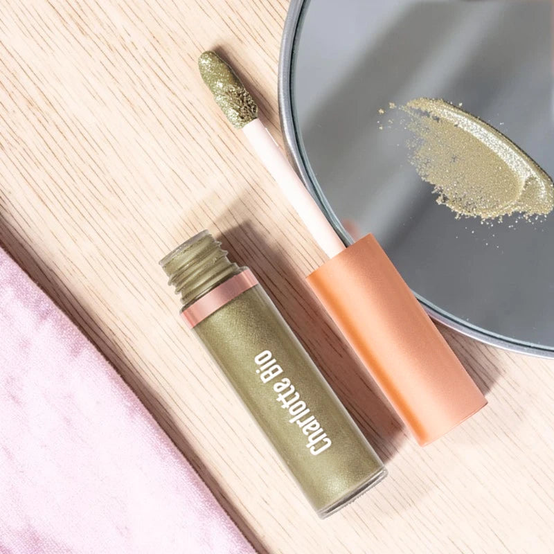 Charlotte Bio - Fard à paupières liquide vert émeraude BIO 6,5ml