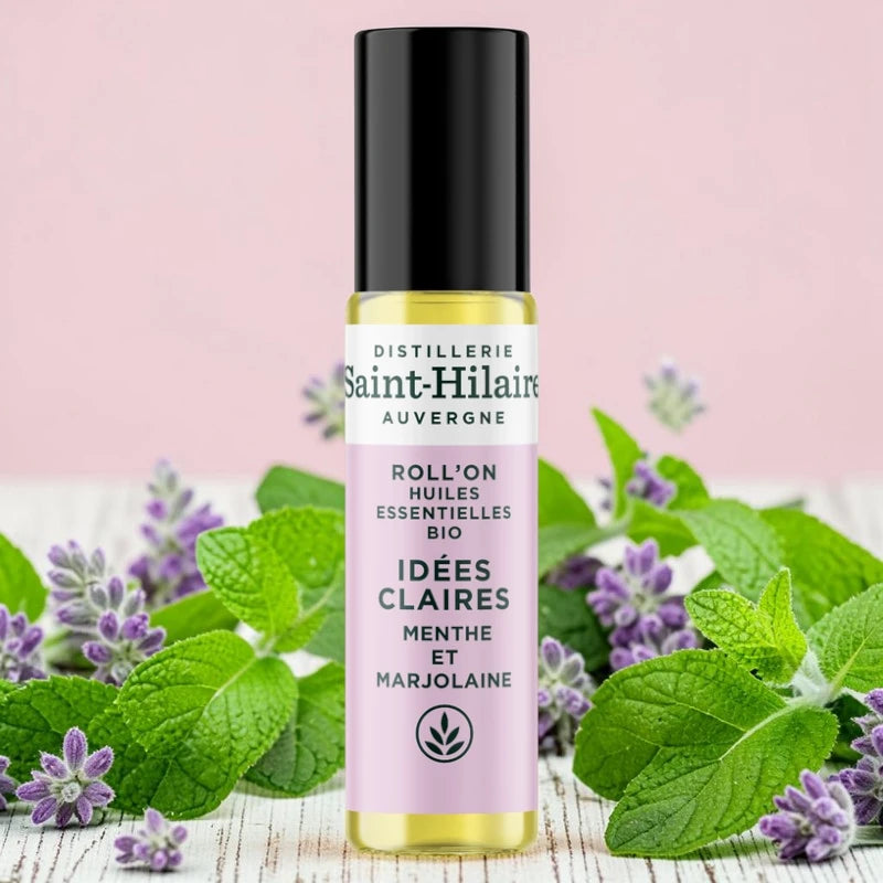 Roll-on idées claires menthe & marjolaine BIO