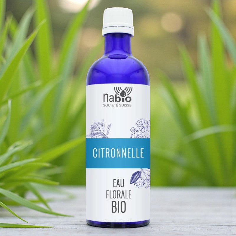 Bio-Zitronengrasblütenwasser – 200 ml – Nabio