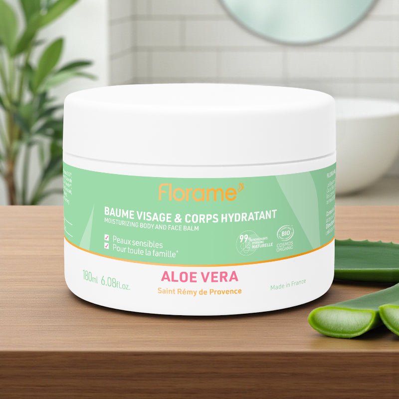 Florame - Feuchtigkeitsbalsam für Gesicht & Körper Aloe Vera BIO 180ml