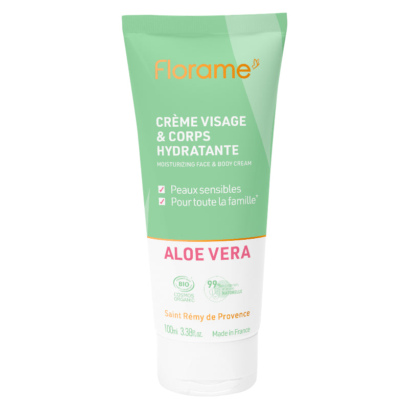 Florame - Feuchtigkeitscreme für Gesicht & Körper Aloe Vera BIO 100ml