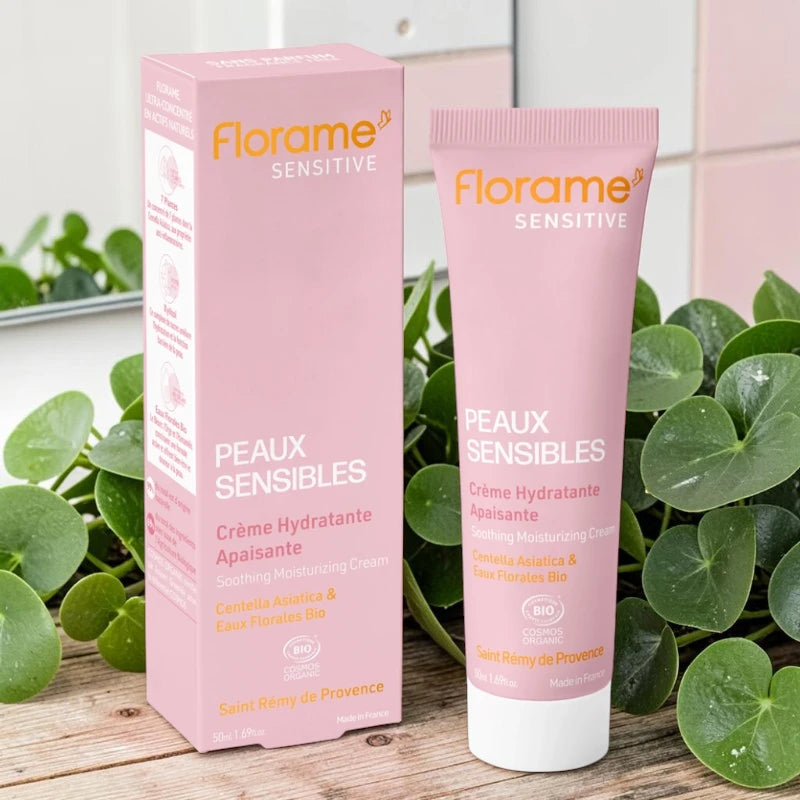 Florame - Crème hydratante apaisante centella asiatica BIO 50ml