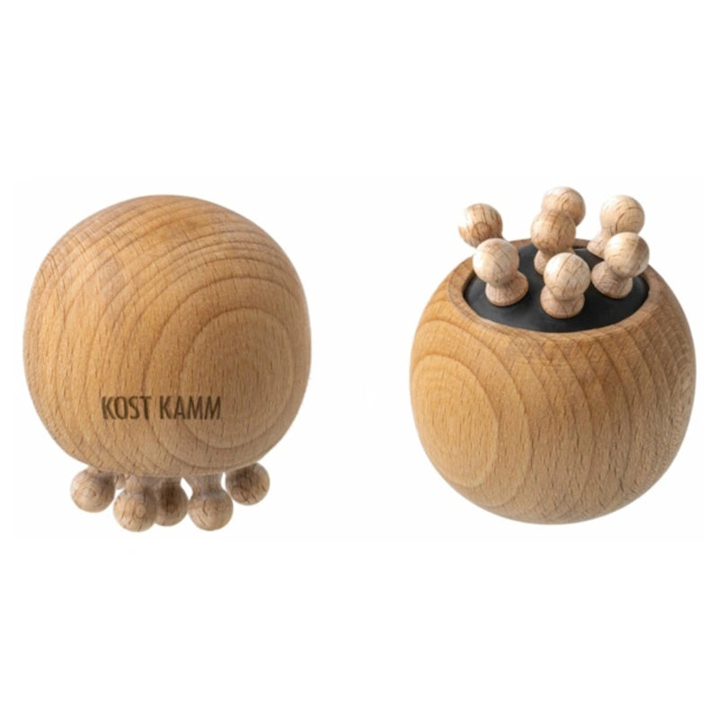 Kost Kamm - Balle de massage des fascias en bois de hêtre