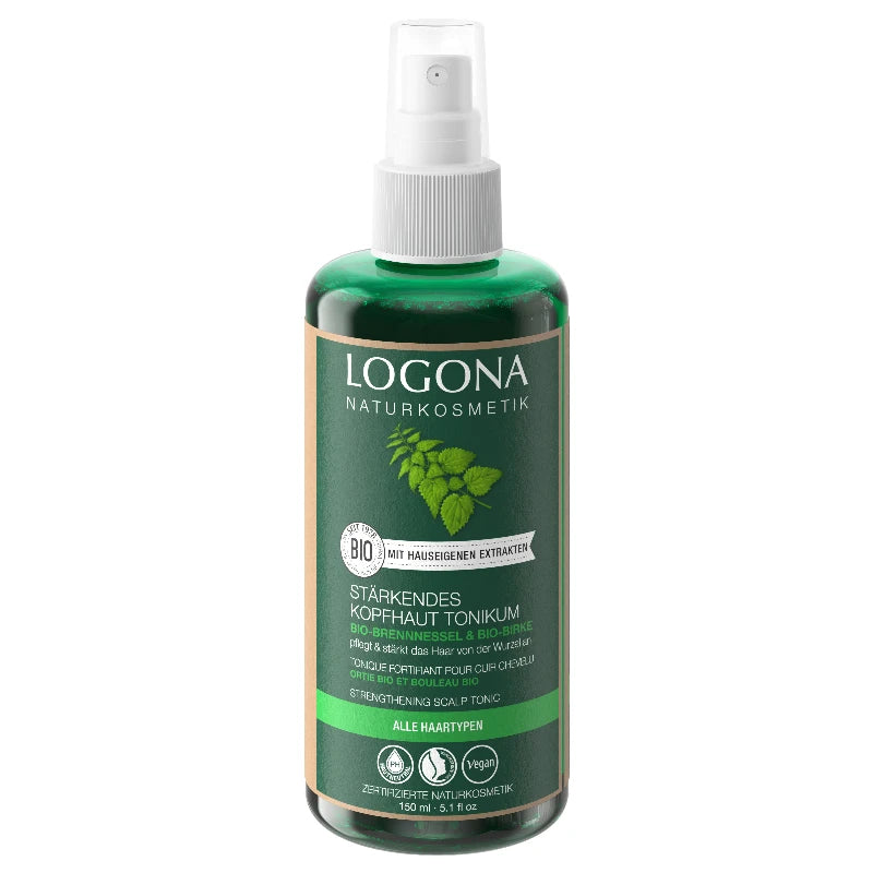 Logona - Tonique fortifiant cuir chevelu BIO ortie & bouleau 150ml