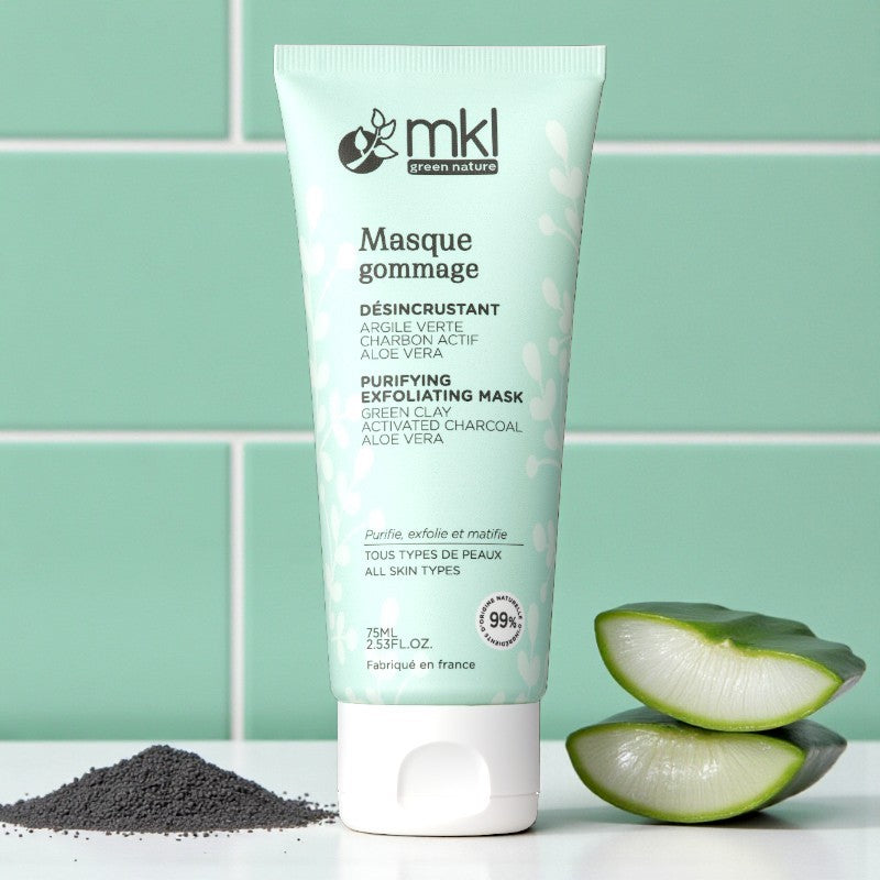 Tiefenreinigende Peeling-Maske grüne Tonerde BIO