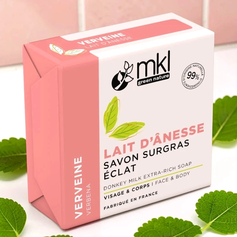 Savon surgras lait d'ânesse verveine