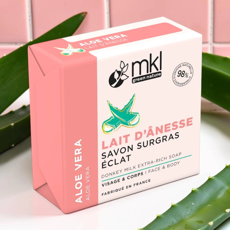Savon surgras lait d'ânesse aloe vera