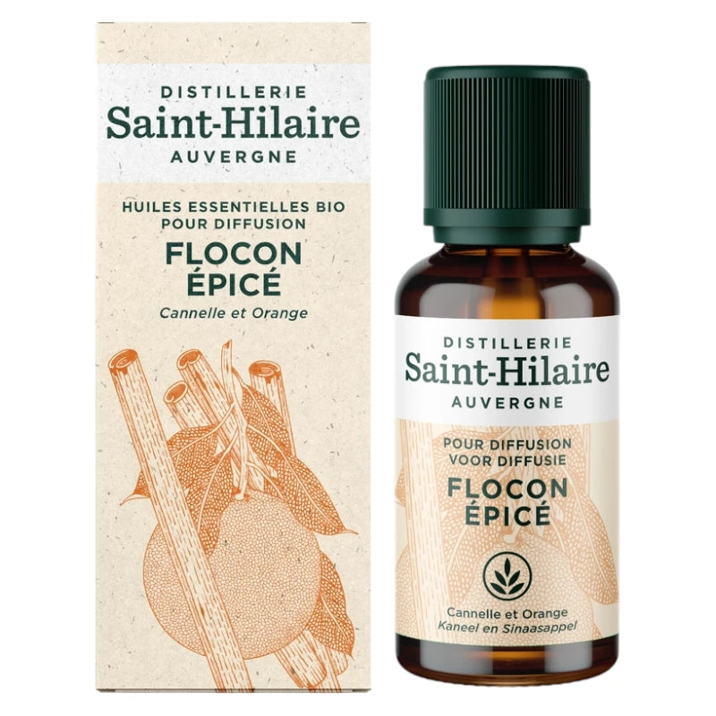 Synergie d'huiles essentielles flocon épicé BIO
