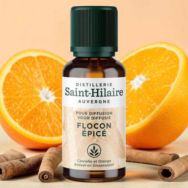 Synergie d'huiles essentielles flocon épicé BIO