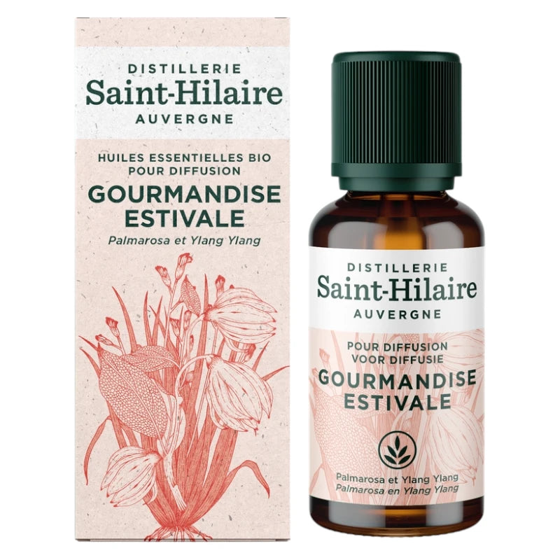 Synergie d'huiles essentielles gourmandise estivale BIO