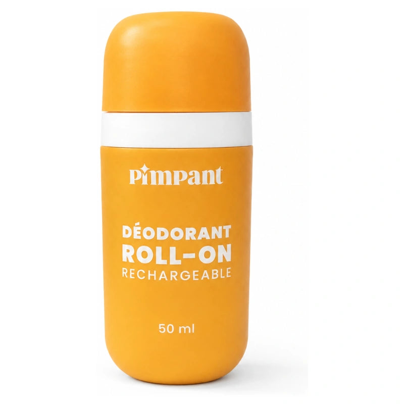 Déodorant roll-on rechargeable orange (vide)