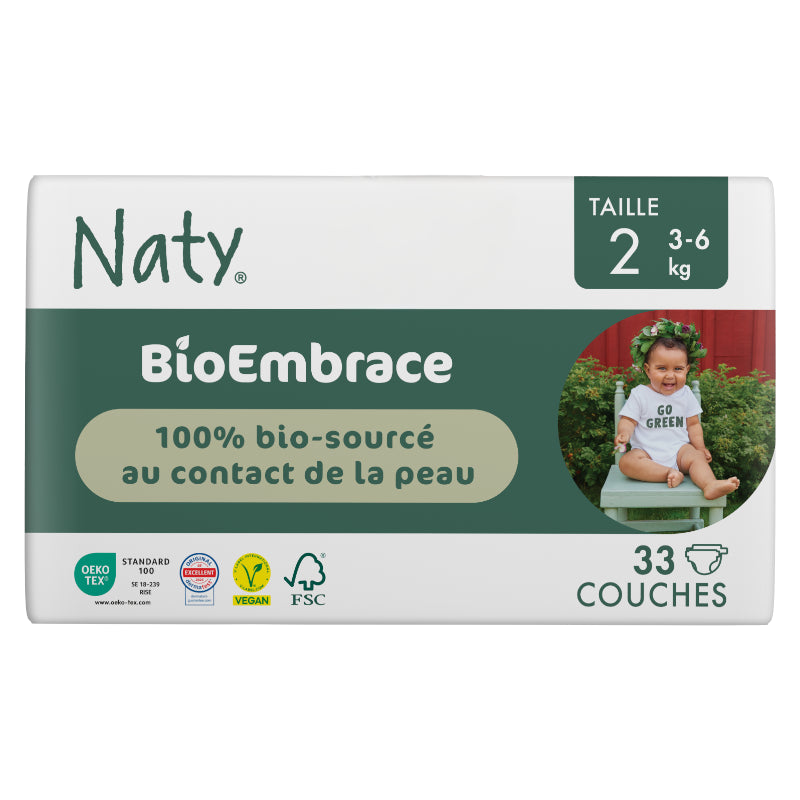 Couches jetables BioEmbrace Taille 2