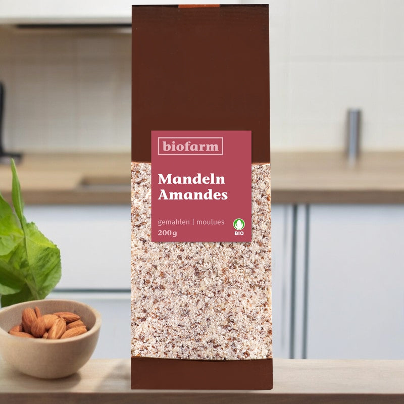 Biofarm - Bio-Mandeln, gemahlen 200g