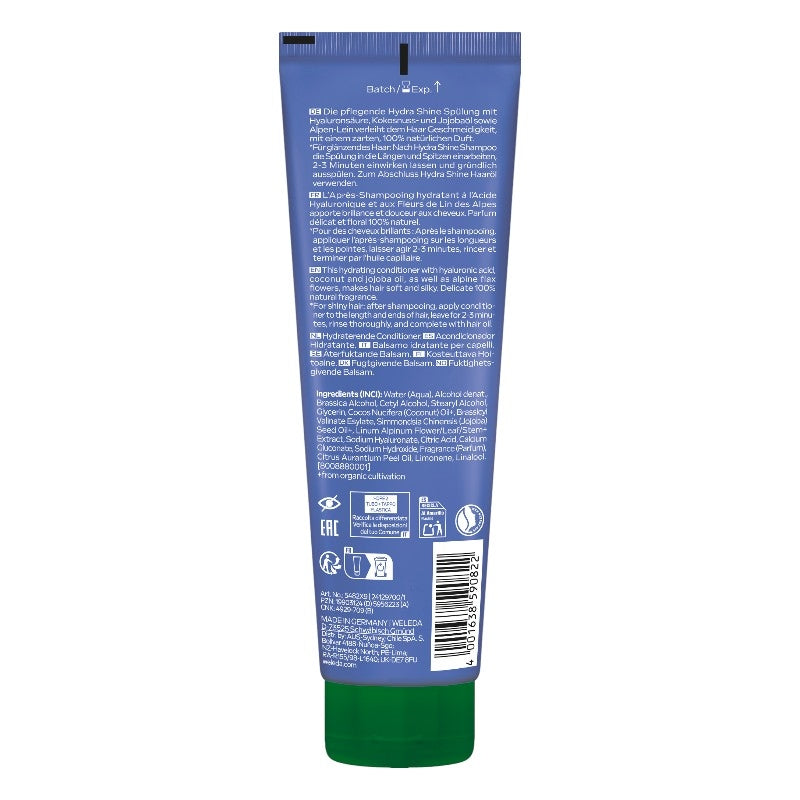 Après-shampooing hydratation fleurs de lin des Alpes BIO