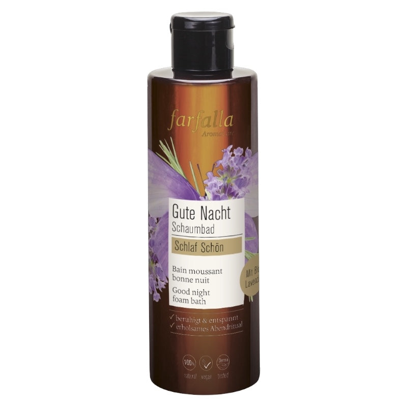 Farfalla - Badeschaum Gute-Nacht Lavendel BIO 200ml