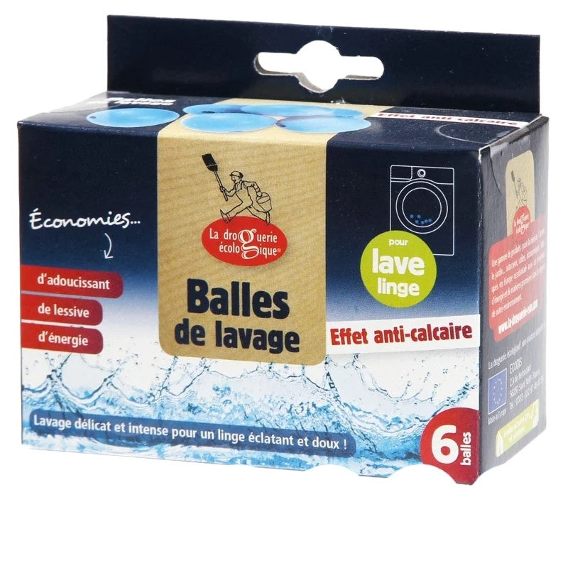 La Droguerie Écologique - Antikalk-Waschkugeln 6 Stück