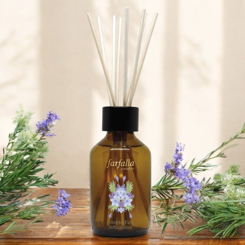 Farfalla - Bâtonnets parfumés relaxant Champs de lavande 150ml