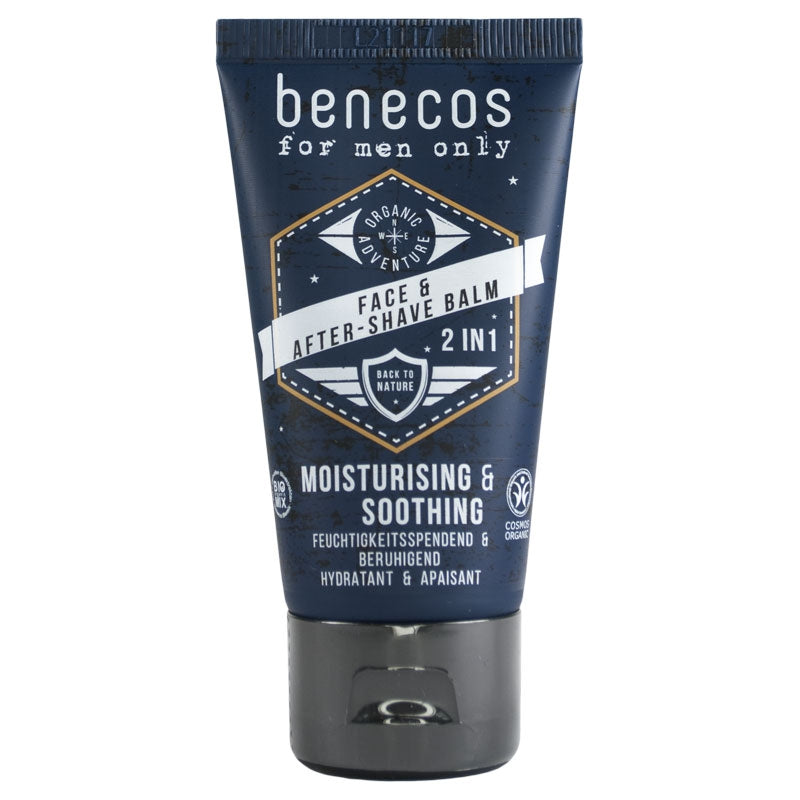 Benecos - Baume après-rasage homme aloe vera & verveine BIO 50ml