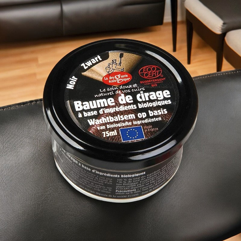 La Droguerie Écologique - Baume de cirage noir 75ml
