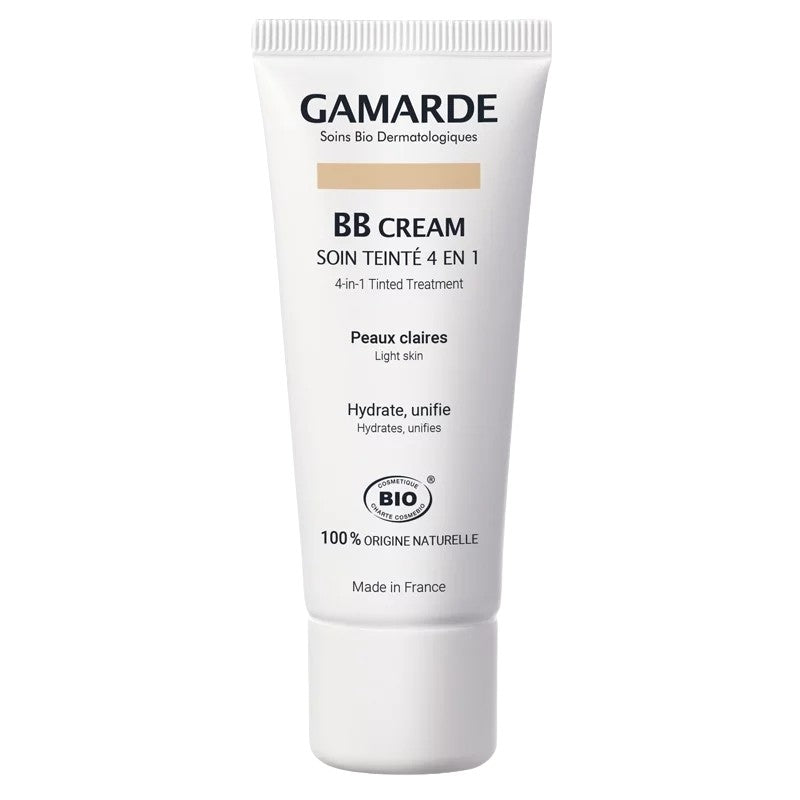 Gamarde - BB crème 4 en 1 BIO - hydrate & unifie - peaux claires - 40g
