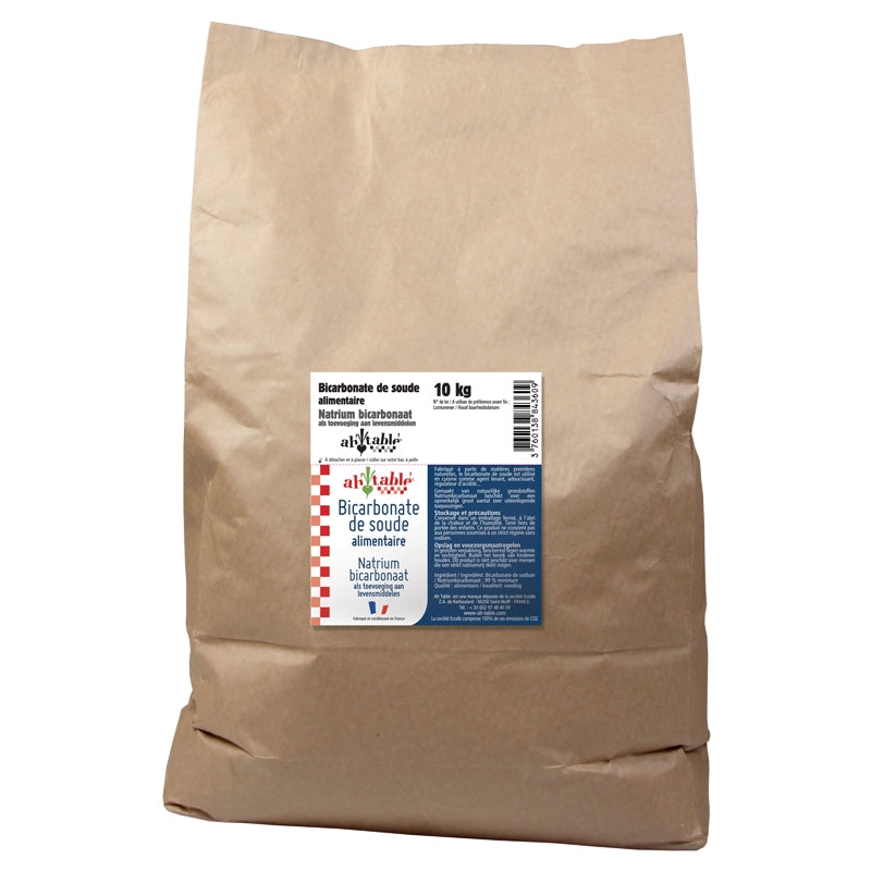 Ah Table ! - Bicarbonate de soude alimentaire 10 kg format pro