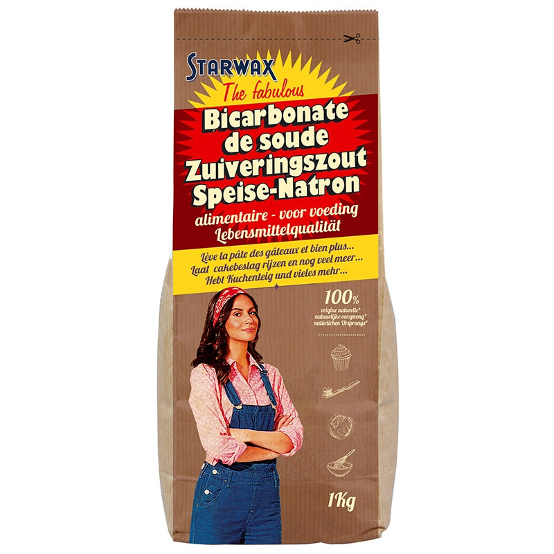 Bicarbonate de soude alimentaire 1 kg — Starwax The Fabulous