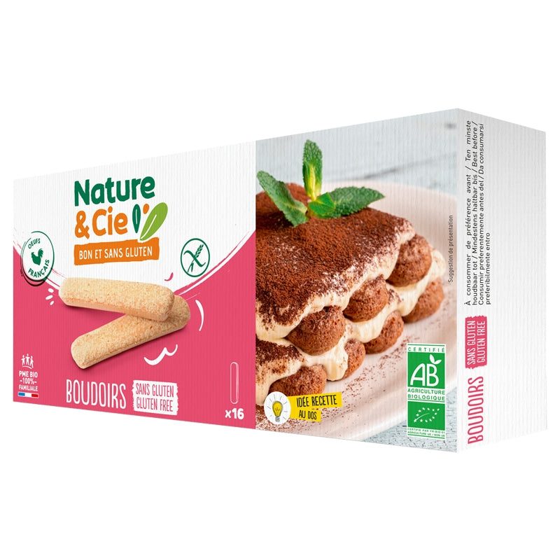 Nature & Cie - Boudoirs bio (biscuit à la cuillère) 140g