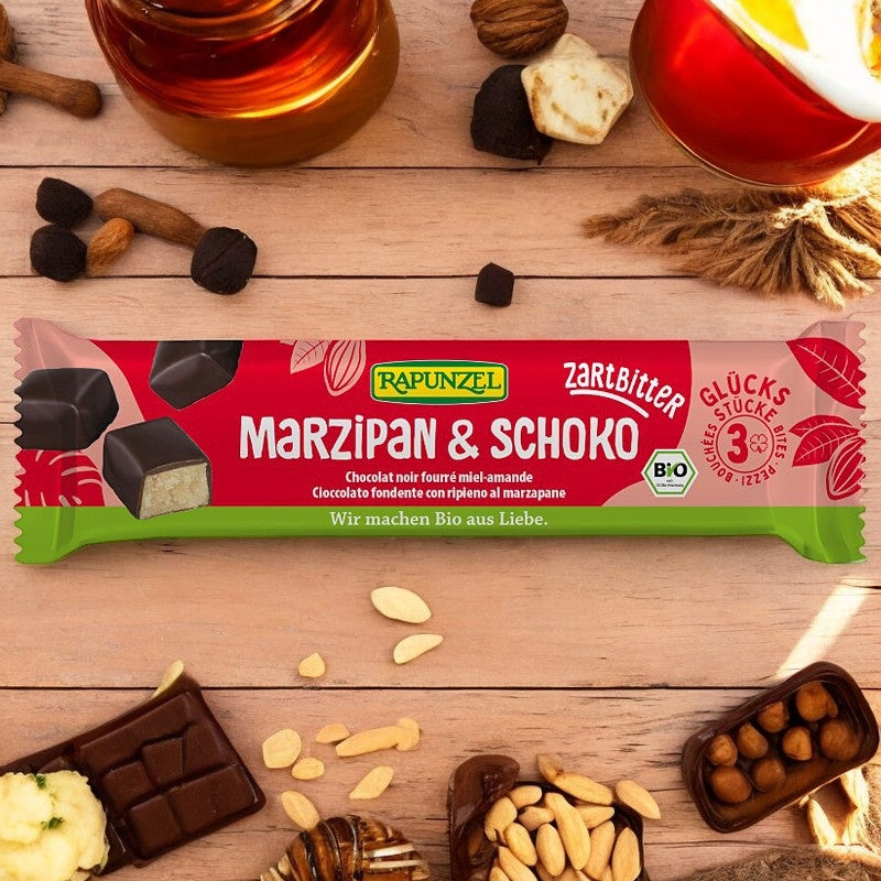 Chocolat noir au miel & amande BIO 3 pièces