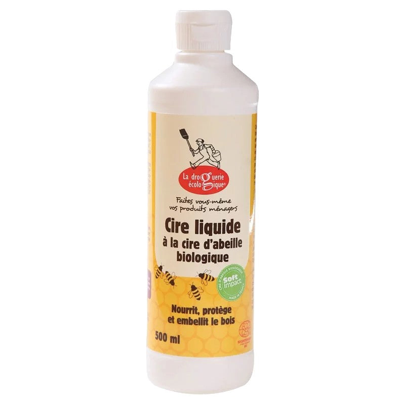 La Droguerie Écologique - Cire liquide à la cire d'abeille BIO 500ml