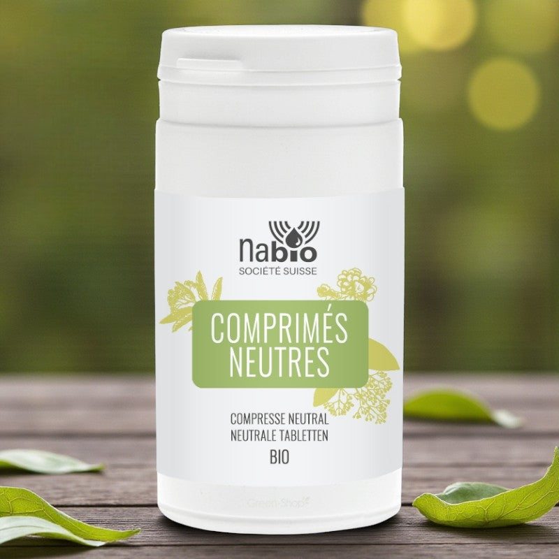 Comprimés neutres pour huiles essentielles BIO