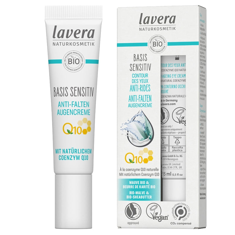 Lavera - Anti-Falten Q10 Augencreme Malve & Sheabutter BIO 15ml
