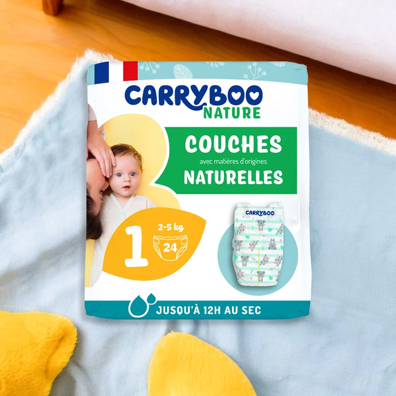 Carryboo - Windeln Größe 1 - 2-5kg - 24 Stück