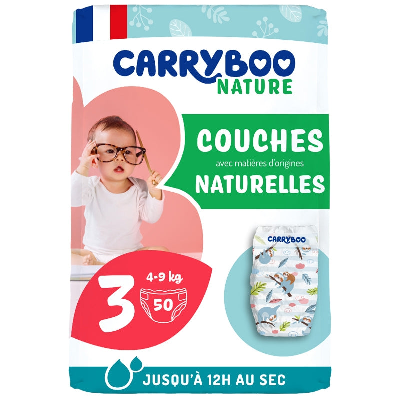 Carryboo - Windeln Größe 3 - 4-9kg - 50 Stück