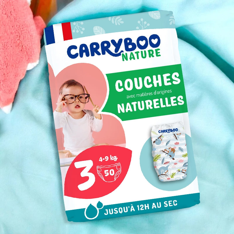 Carryboo - Windeln Größe 3 - 4-9kg - 50 Stück