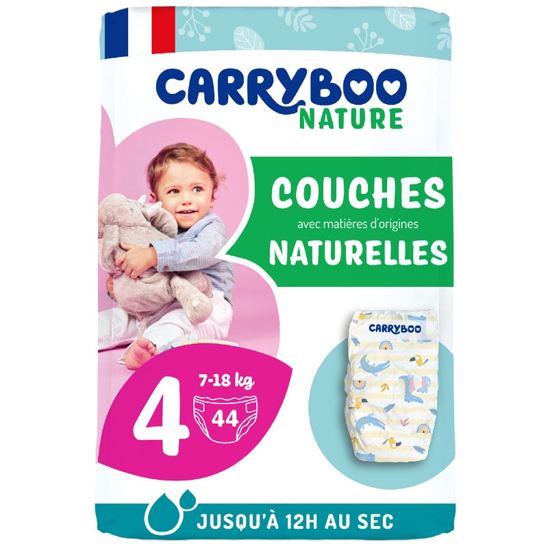Carryboo - Windeln Größe 4 - 7-18kg - 44 Stück