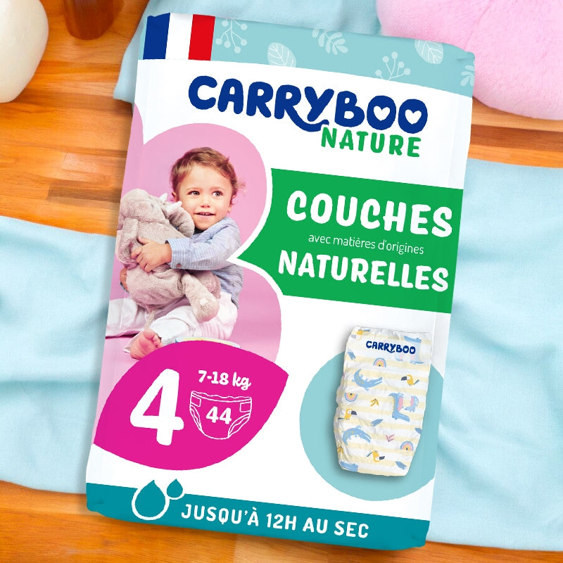 Carryboo - Windeln Größe 4 - 7-18kg - 44 Stück